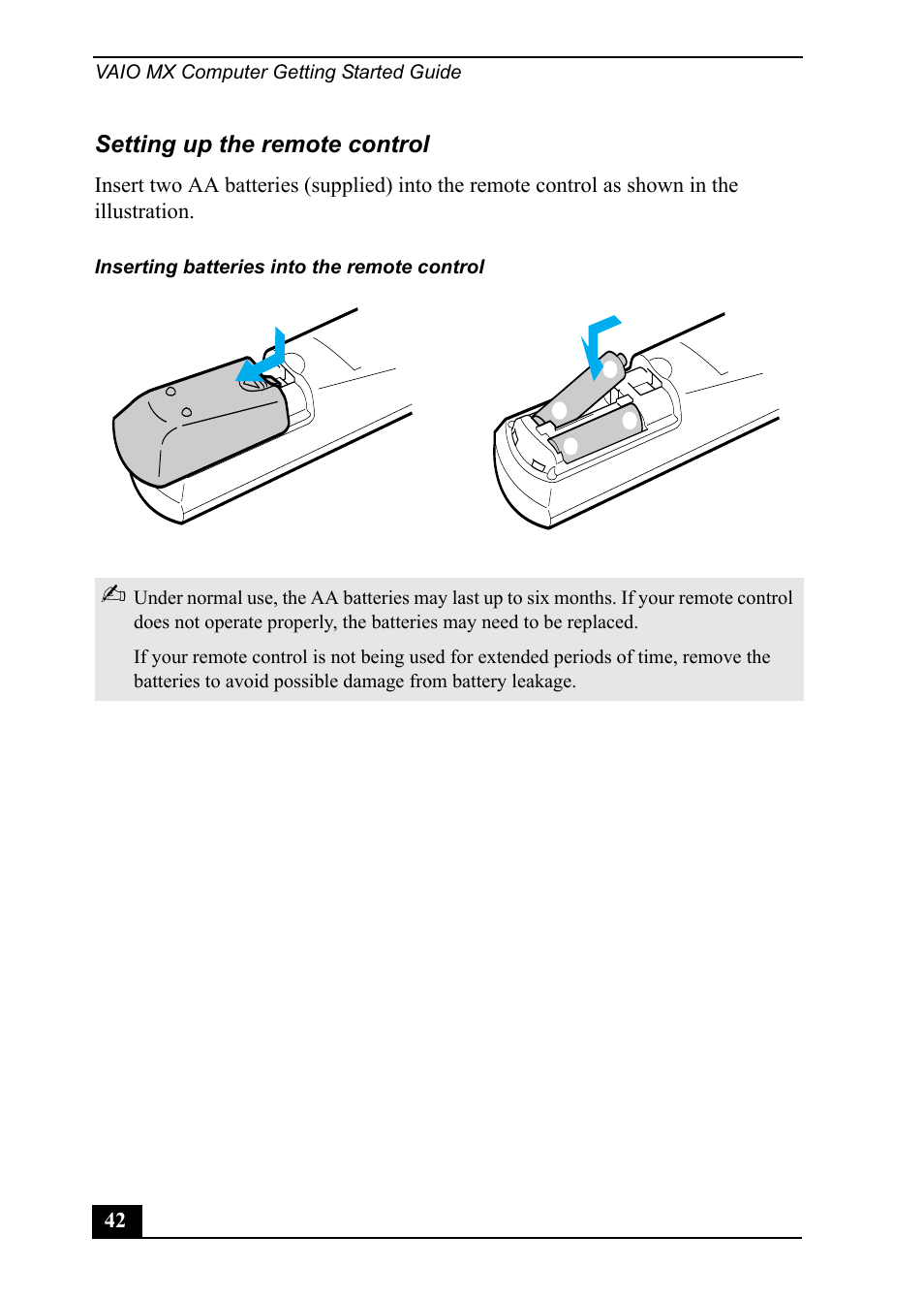 Sony PCV-MXS20 User Manual | Page 42 / 113