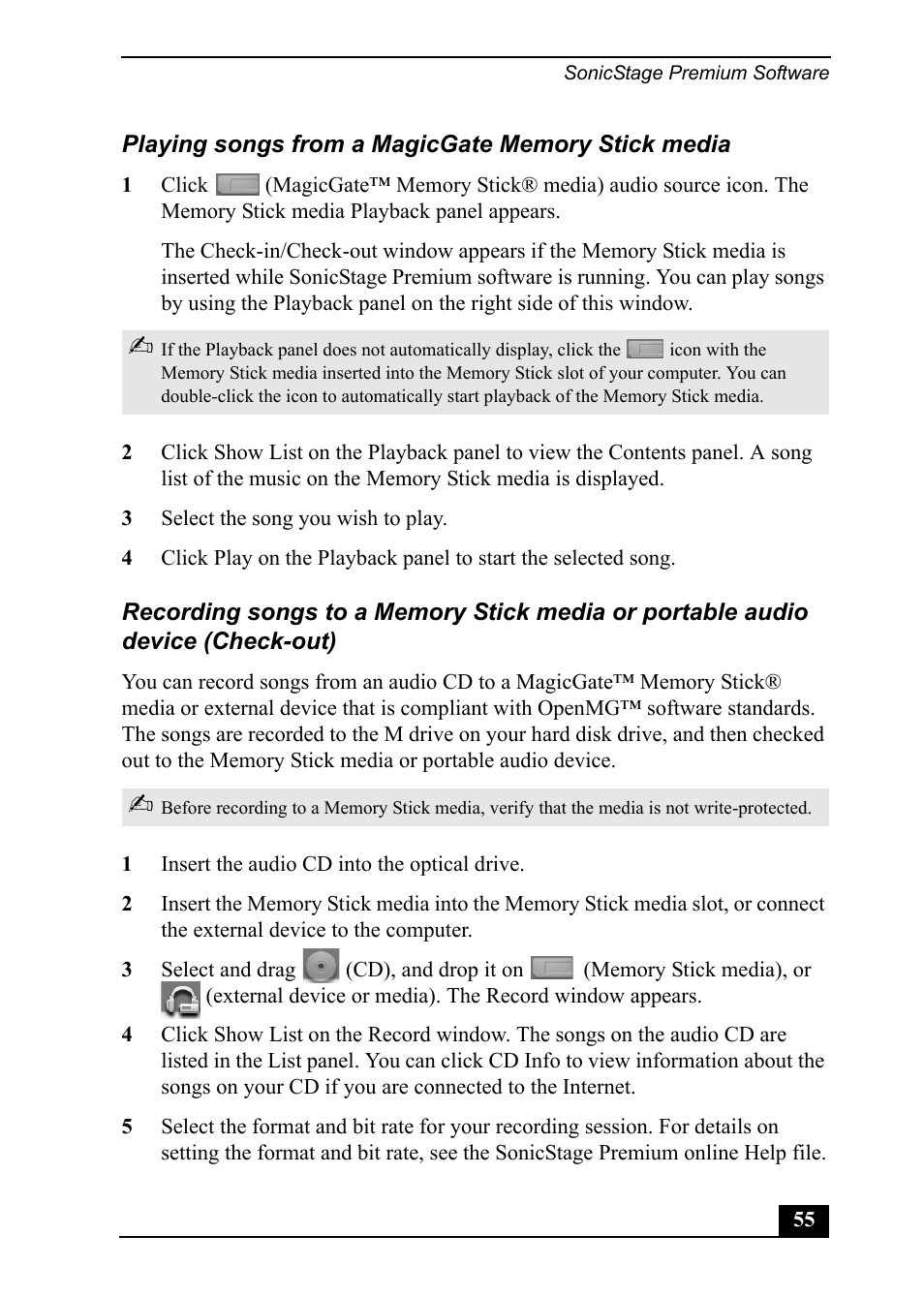 Sony PCV-MXS20 User Manual | Page 55 / 113