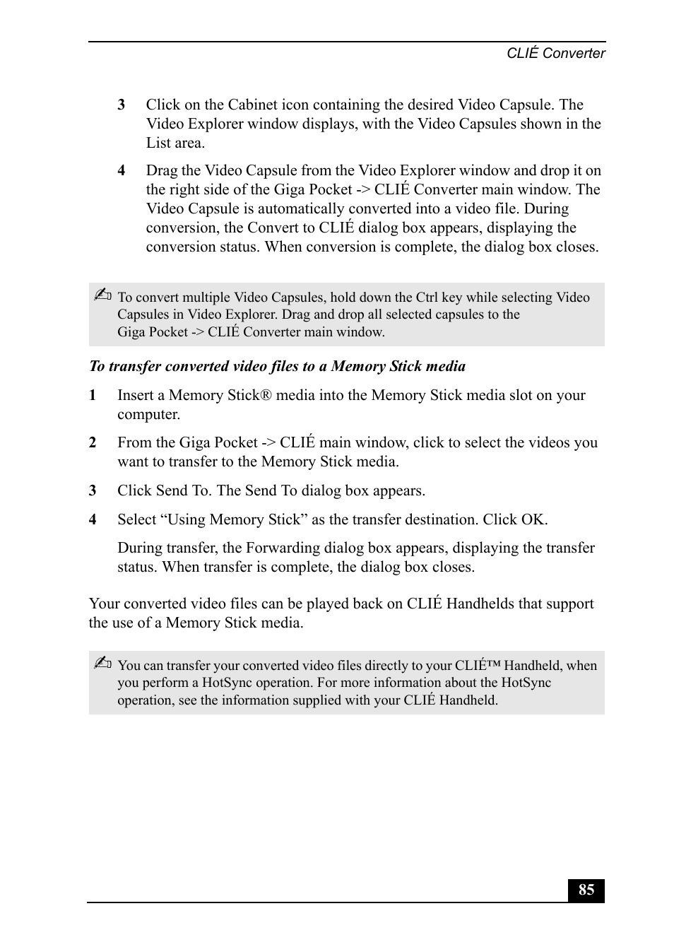 Sony PCV-MXS20 User Manual | Page 85 / 113