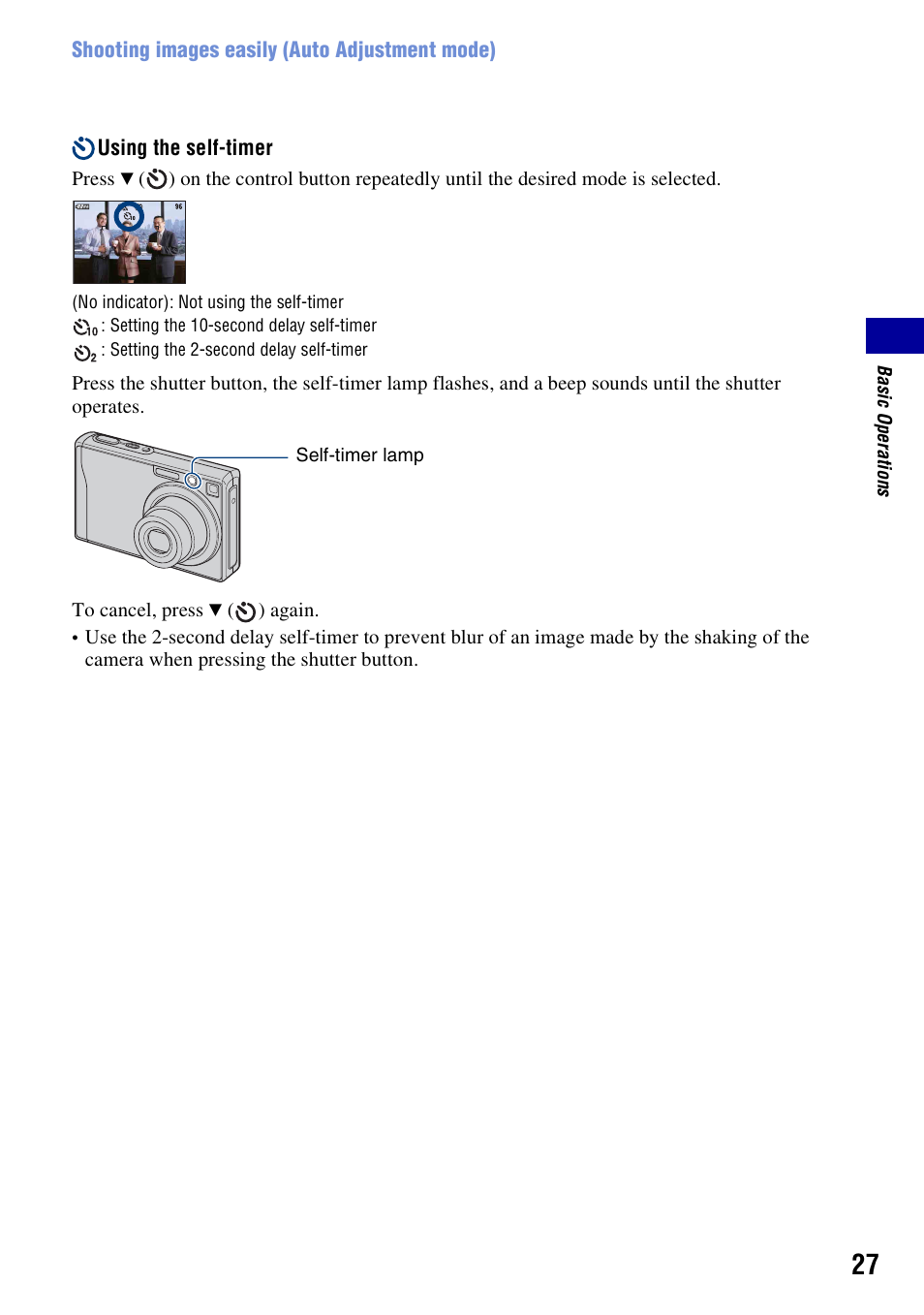 Sony DSC-W200 User Manual | Page 27 / 126