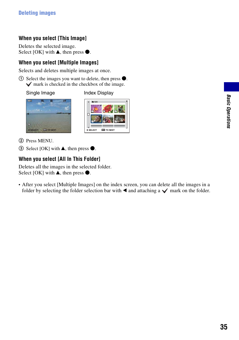 Sony DSC-W200 User Manual | Page 35 / 126