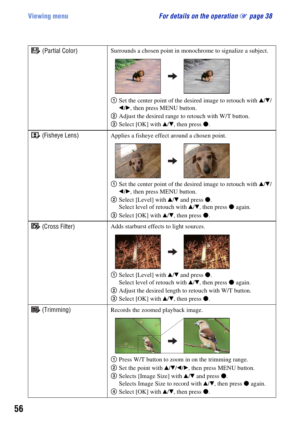 Sony DSC-W200 User Manual | Page 56 / 126