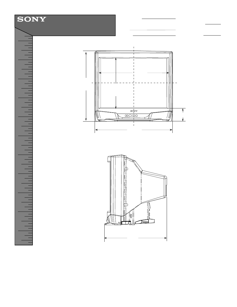 Sony KV-27S66 User Manual | 1 page