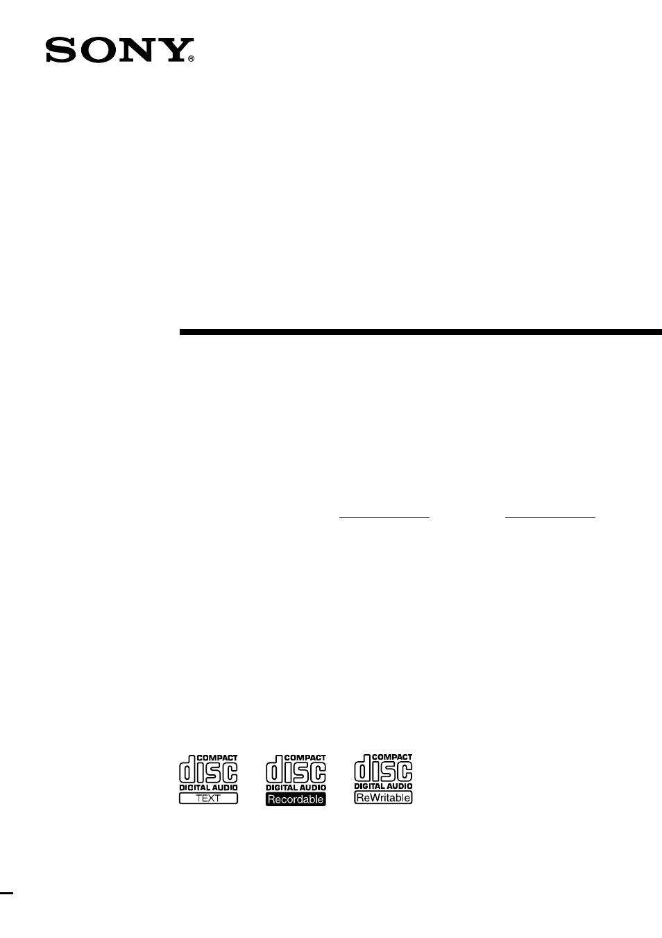 Sony RCD-W50C User Manual | 32 pages