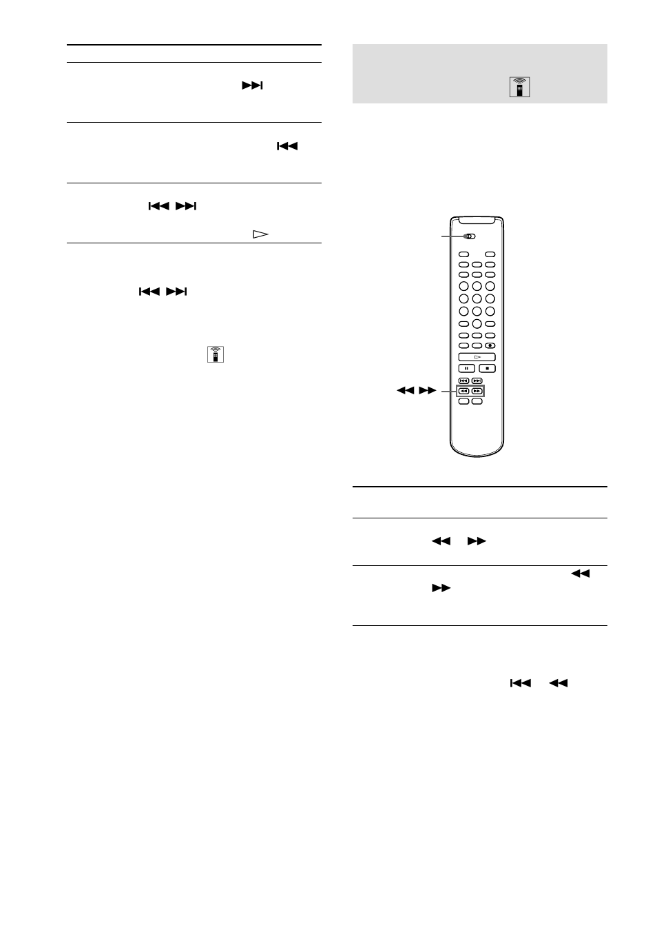 Locating a particular point in a track, Playing directly using the number buttons z | Sony RCD-W50C User Manual | Page 12 / 32