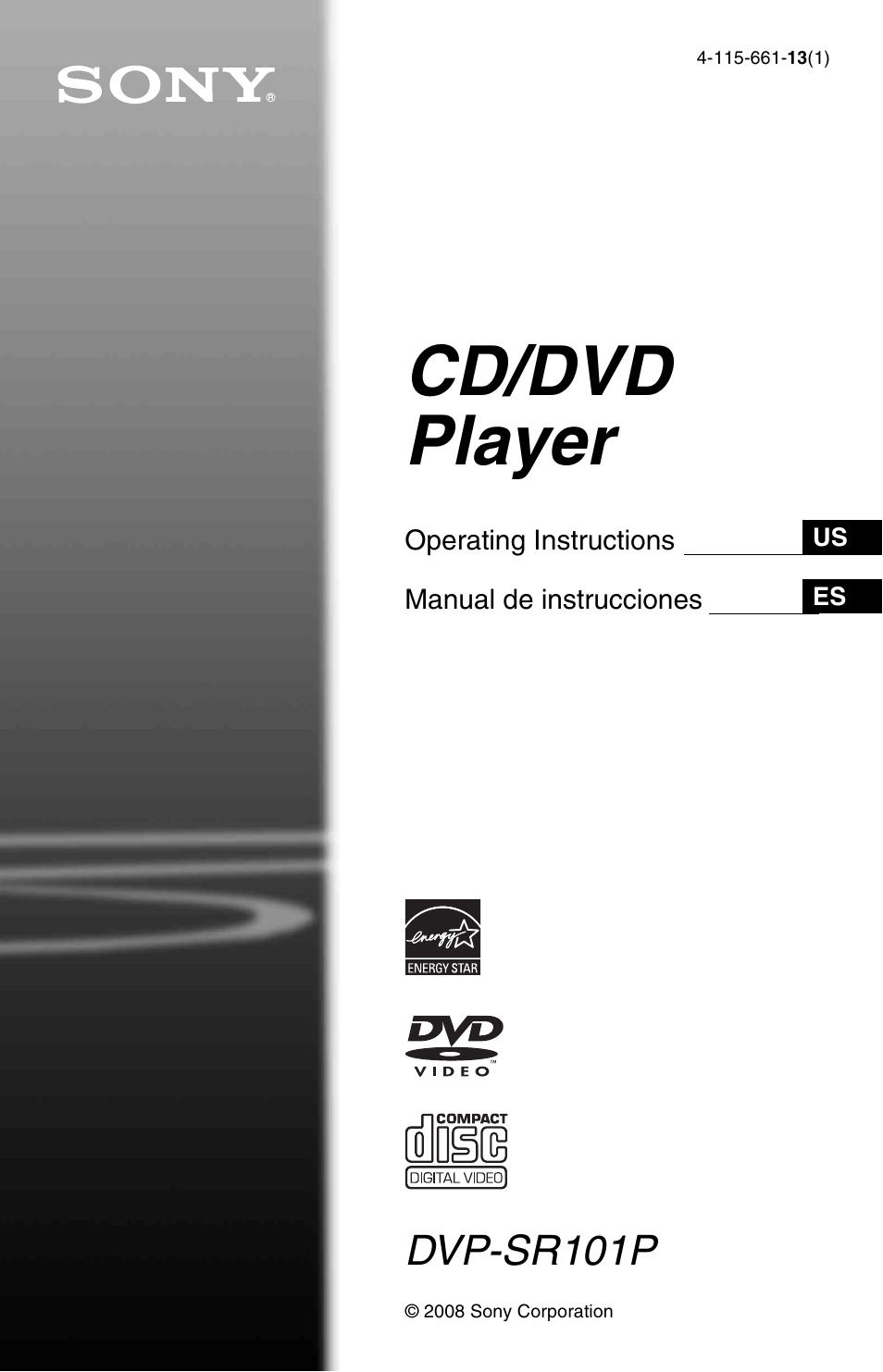 Sony DVP-SR101P User Manual | 48 pages