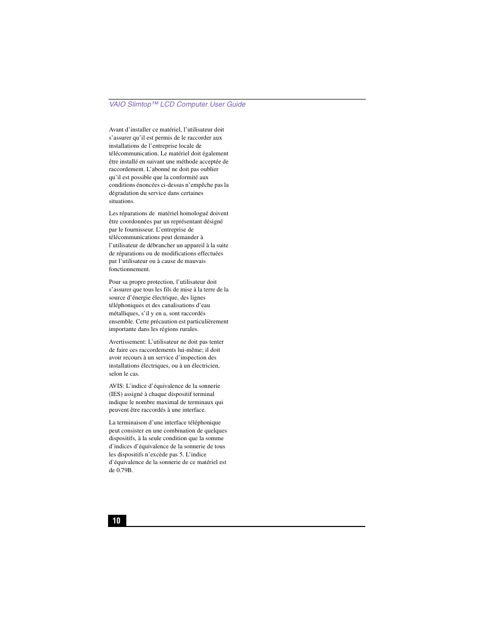 Sony PCV-LX810 User Manual | Page 10 / 124