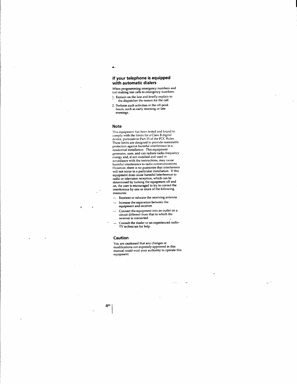 Note, Caution | Sony SPP-935 User Manual | Page 5 / 62