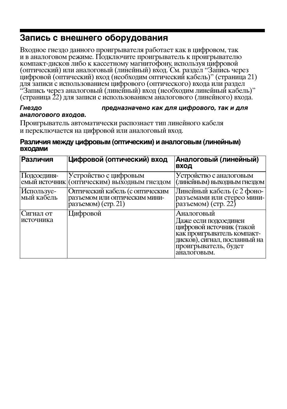 Запись с внешнего оборудования | Sony MZ-B100 User Manual | Page 127 / 164