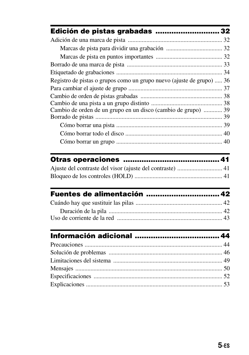 Sony MZ-B100 User Manual | Page 59 / 164