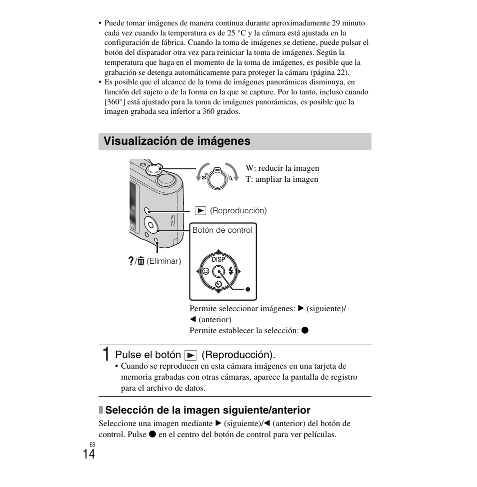 Visualización de imágenes | Sony DSC-H90 User Manual | Page 40 / 52