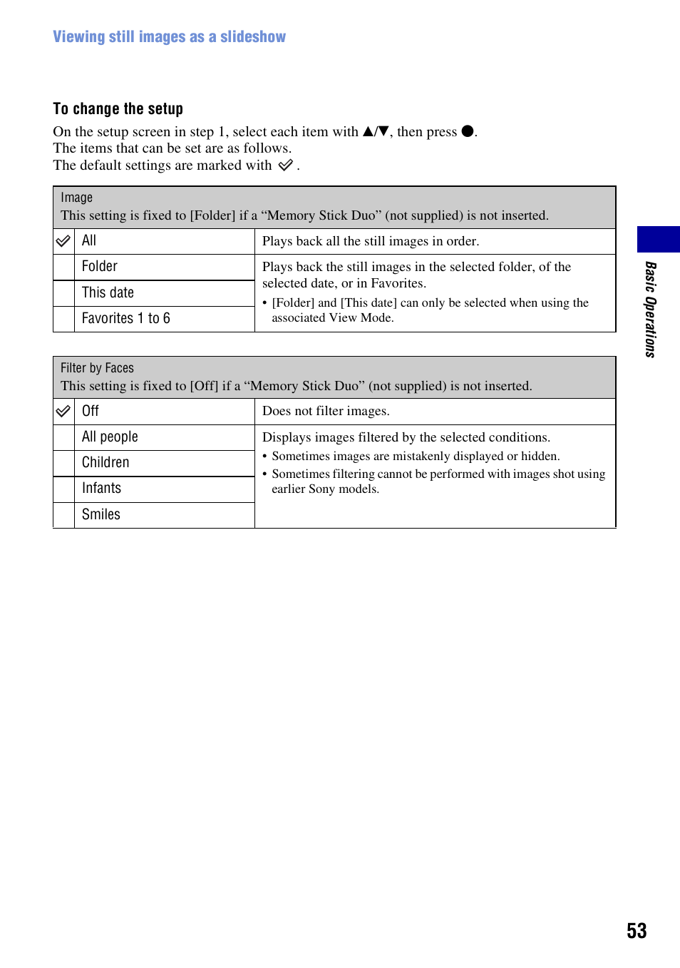 Sony DSC-H50 User Manual | Page 53 / 154