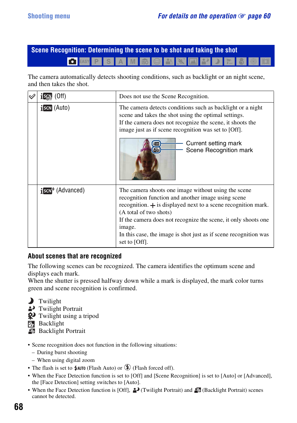 Sony DSC-H50 User Manual | Page 68 / 154