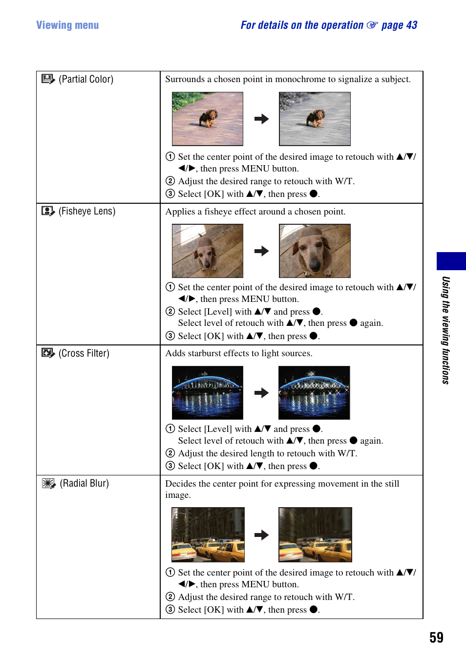 Sony DSC-W130 User Manual | Page 59 / 128