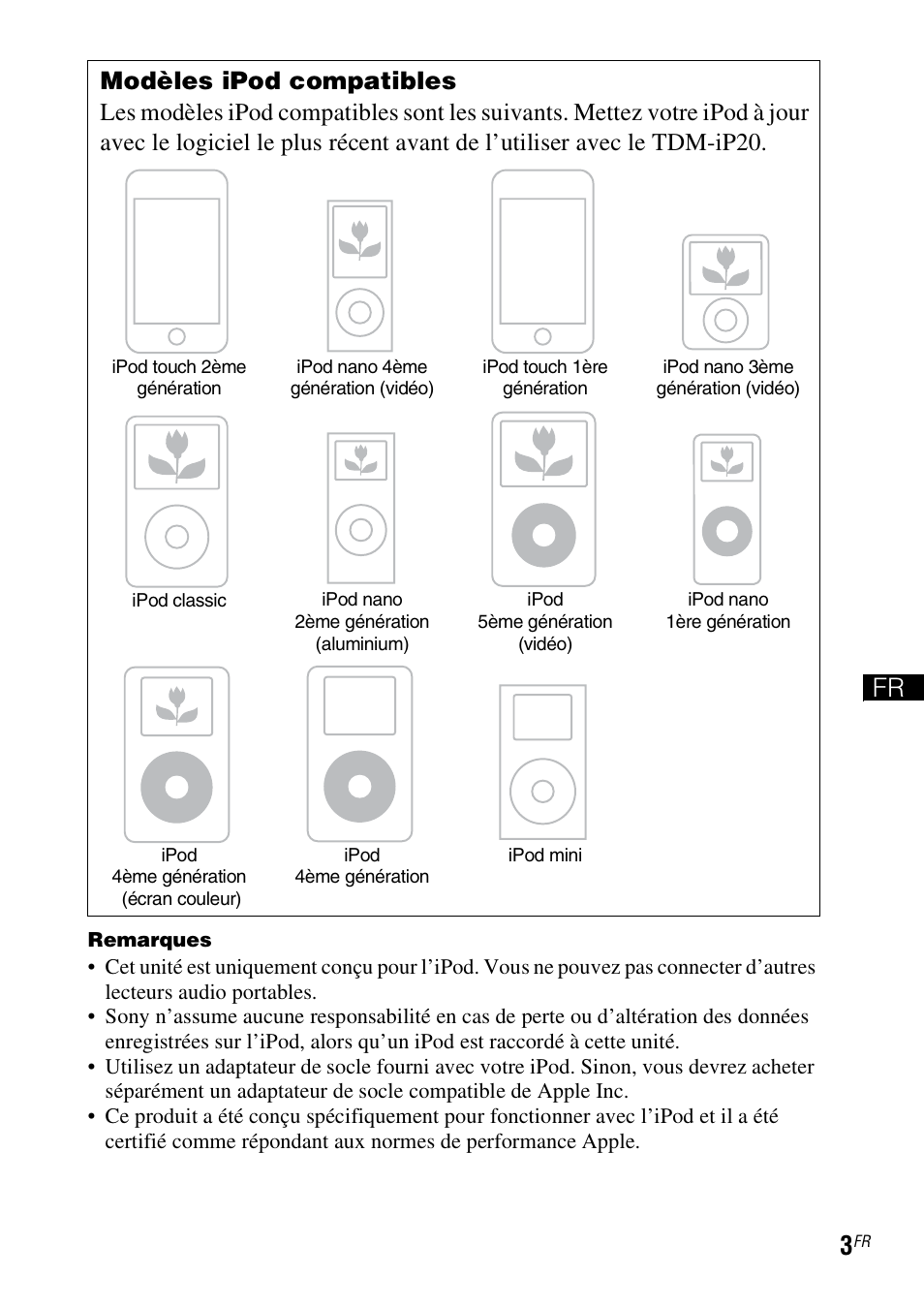 Sony TDM-iP20 User Manual | Page 15 / 40