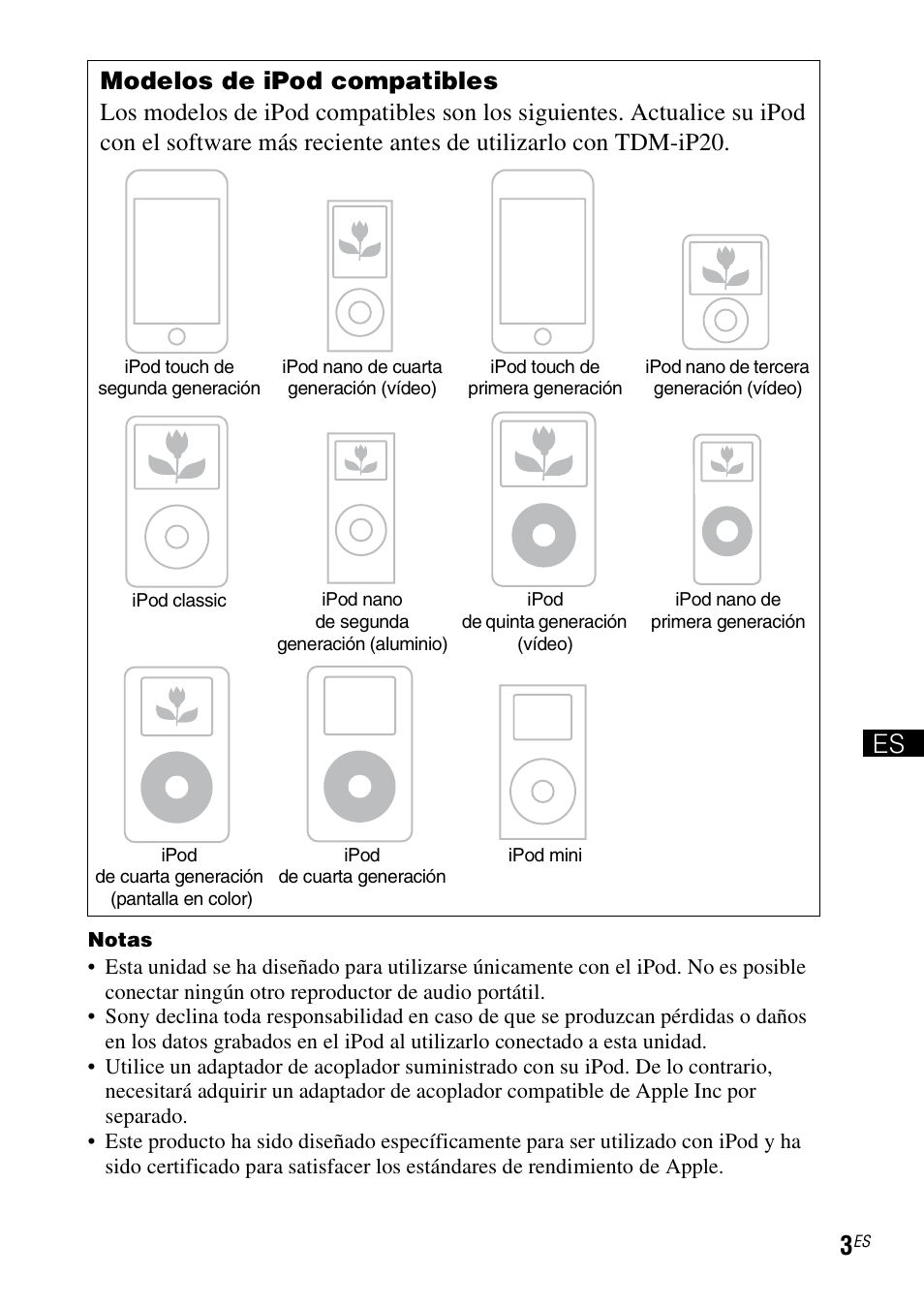 Sony TDM-iP20 User Manual | Page 27 / 40