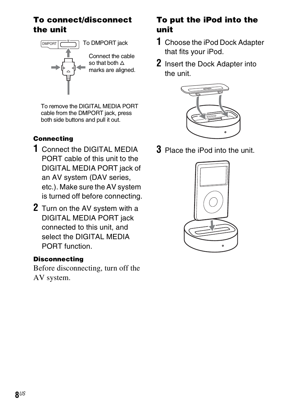 Sony TDM-iP20 User Manual | Page 8 / 40
