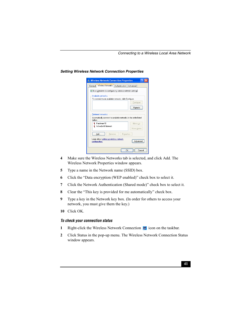 Sony PCG-VX88 User Manual | Page 41 / 149