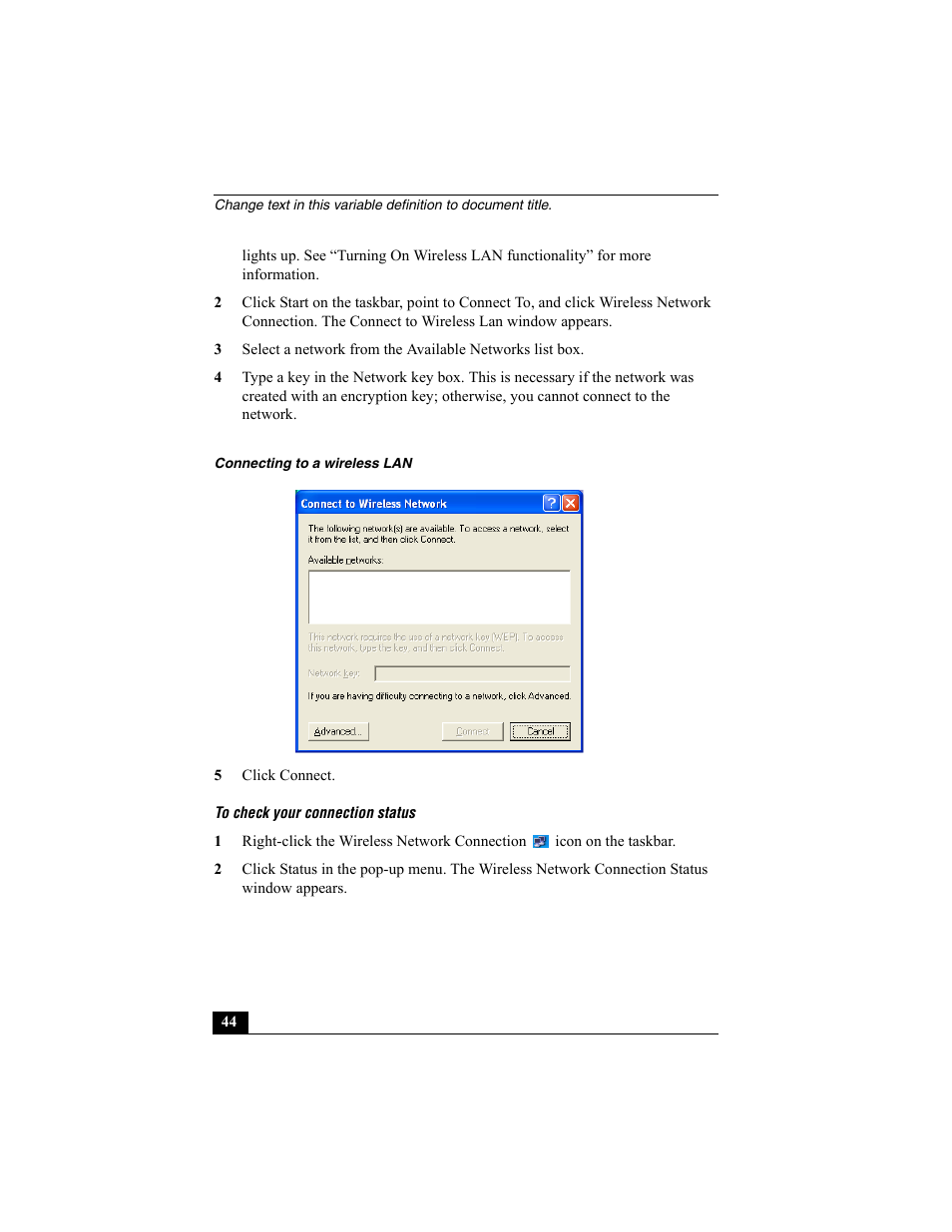 Sony PCG-VX88 User Manual | Page 44 / 149