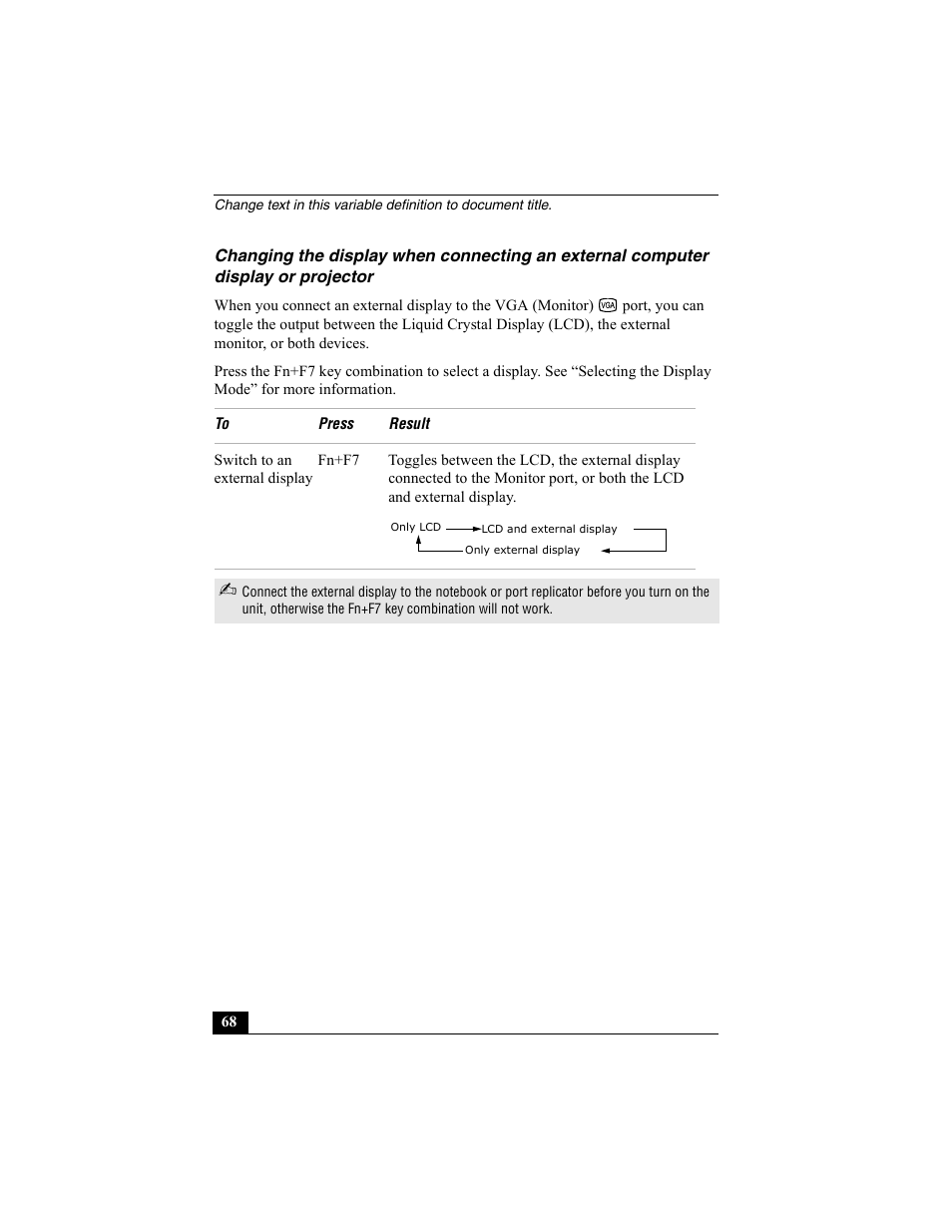 Sony PCG-VX88 User Manual | Page 68 / 149