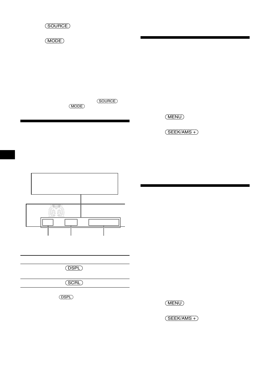 Display items, Playing tracks repeatedly — repeat play, Playing tracks in random order — shuffle play | Playing tracks repeatedly, Repeat play, Playing tracks in random order, Shuffle play | Sony WX-4500X User Manual | Page 10 / 80