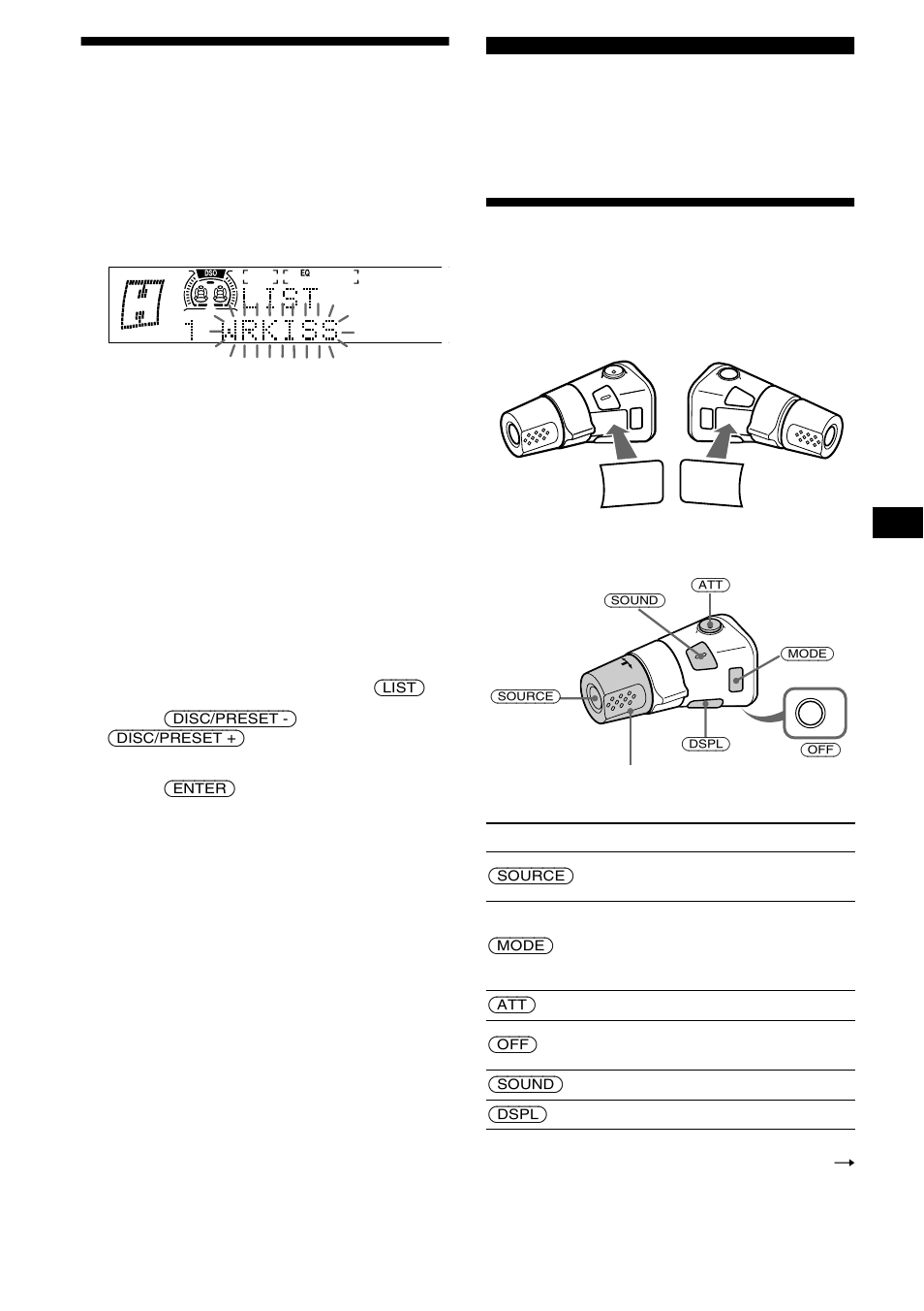 Tuning in a station through a list — list-up, Other functions, Using the rotary commander | Tuning in a station through a list, List-up, 17 tuning in a station through a list | Sony WX-4500X User Manual | Page 17 / 80