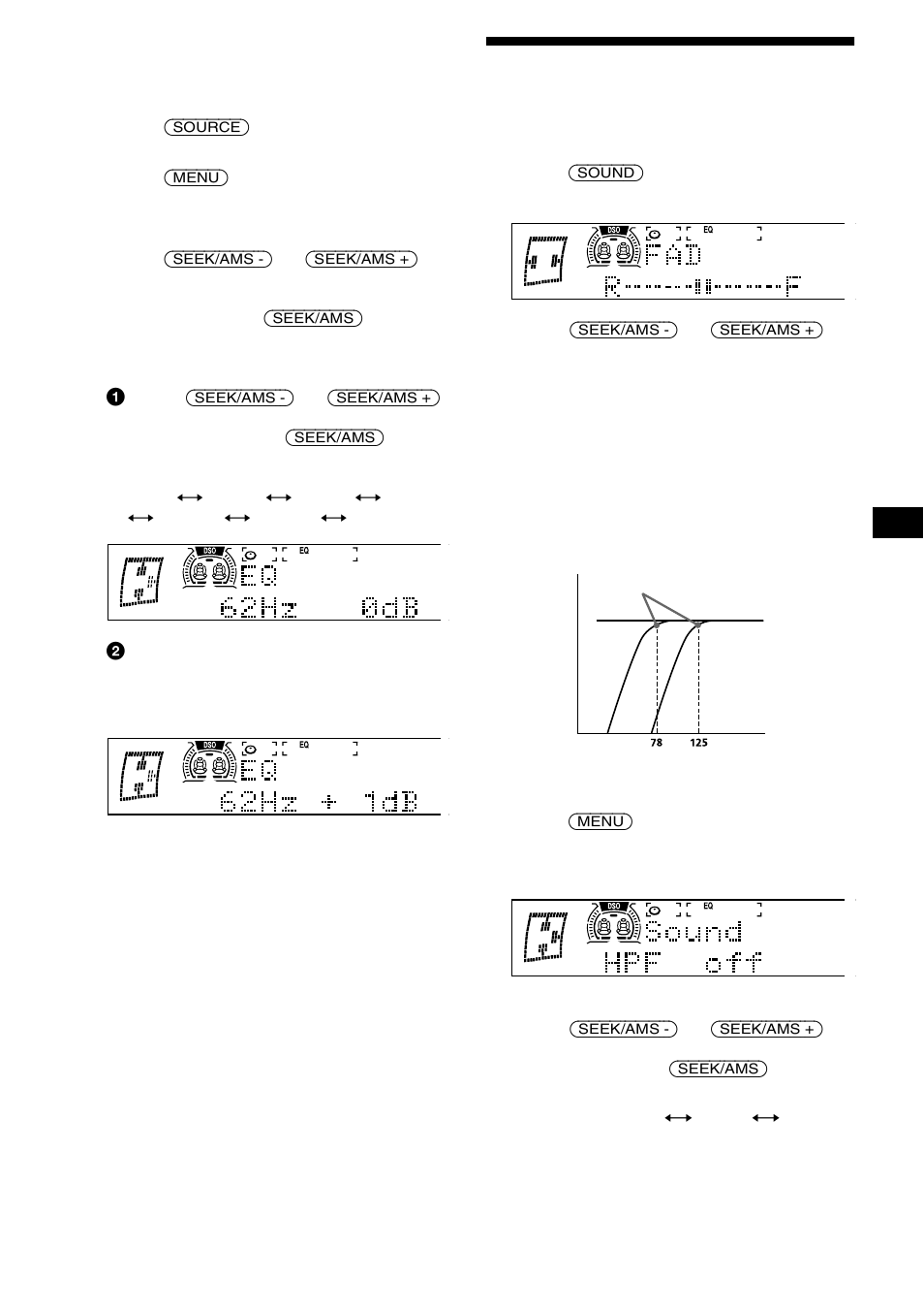 Adjusting the front and rear volume | Sony WX-4500X User Manual | Page 21 / 80