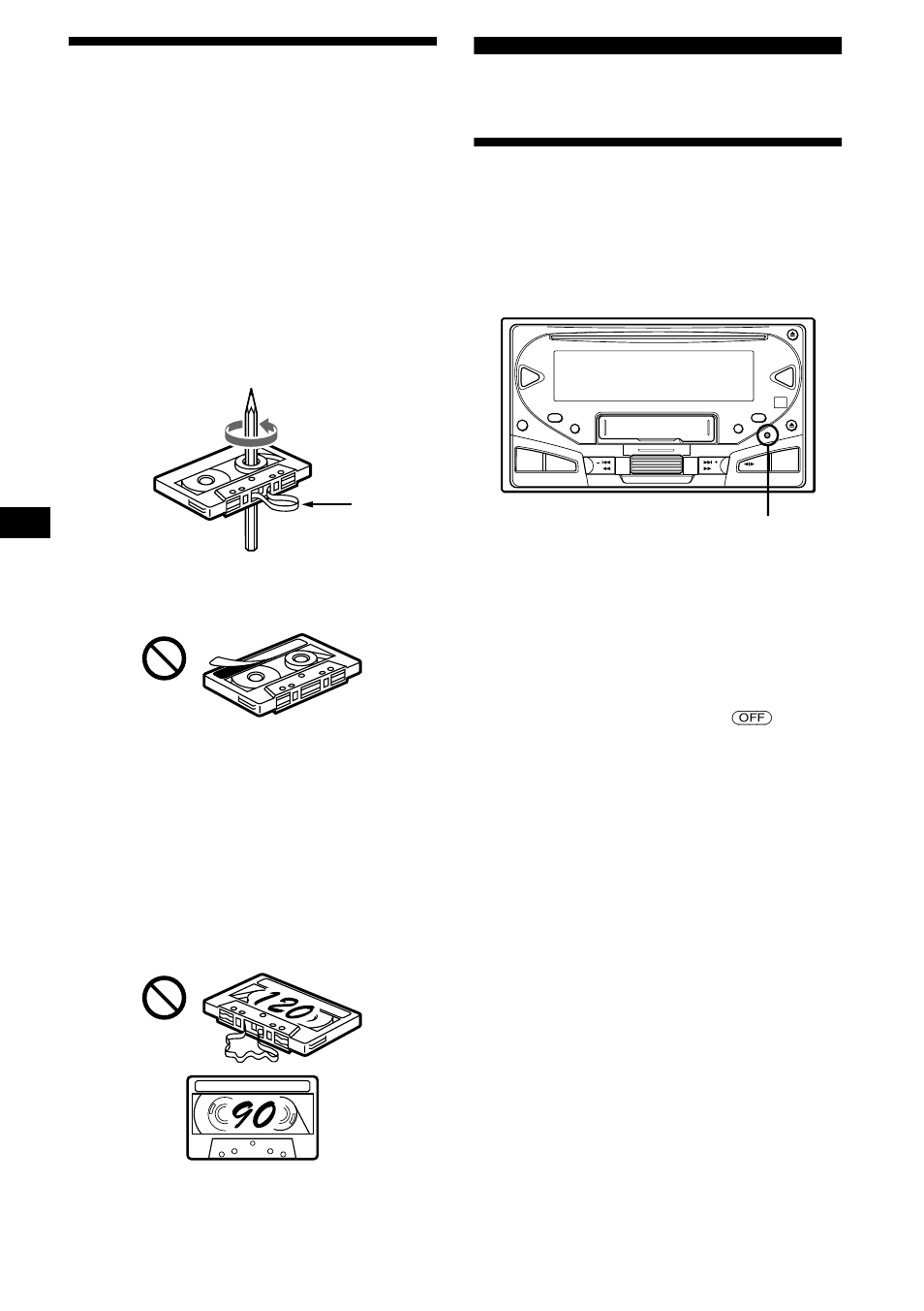 Notes on cassettes, Getting started, Resetting the unit | Cassette care | Sony WX-4500X User Manual | Page 8 / 80