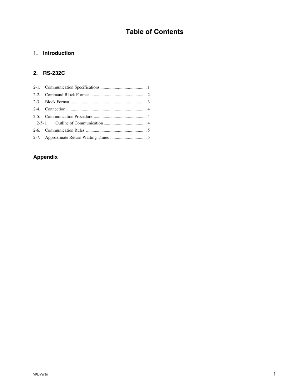 Sony VPL-VW50 User Manual | Page 3 / 16