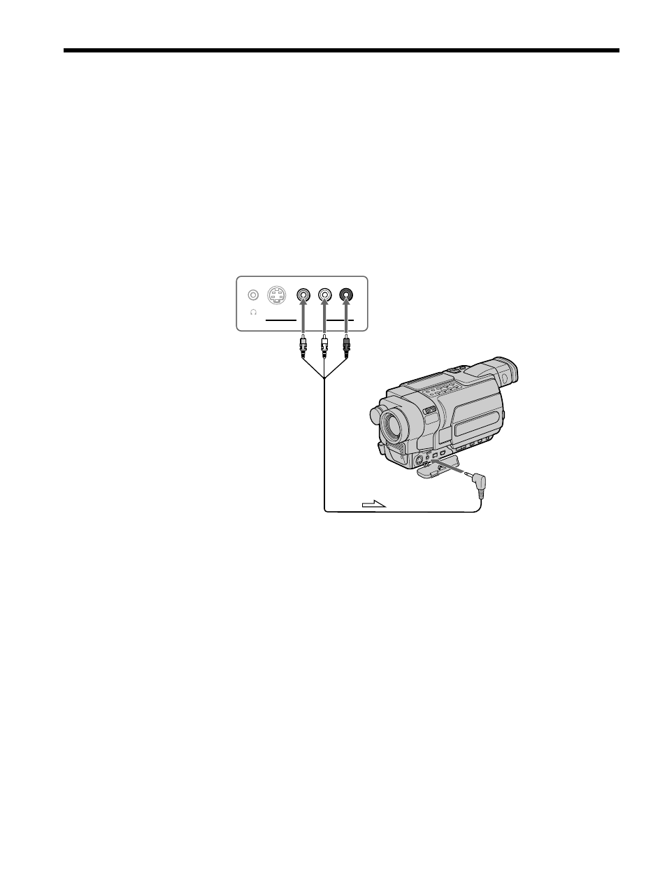 Connecting a camcorder | Sony KE-42M1 User Manual | Page 34 / 84