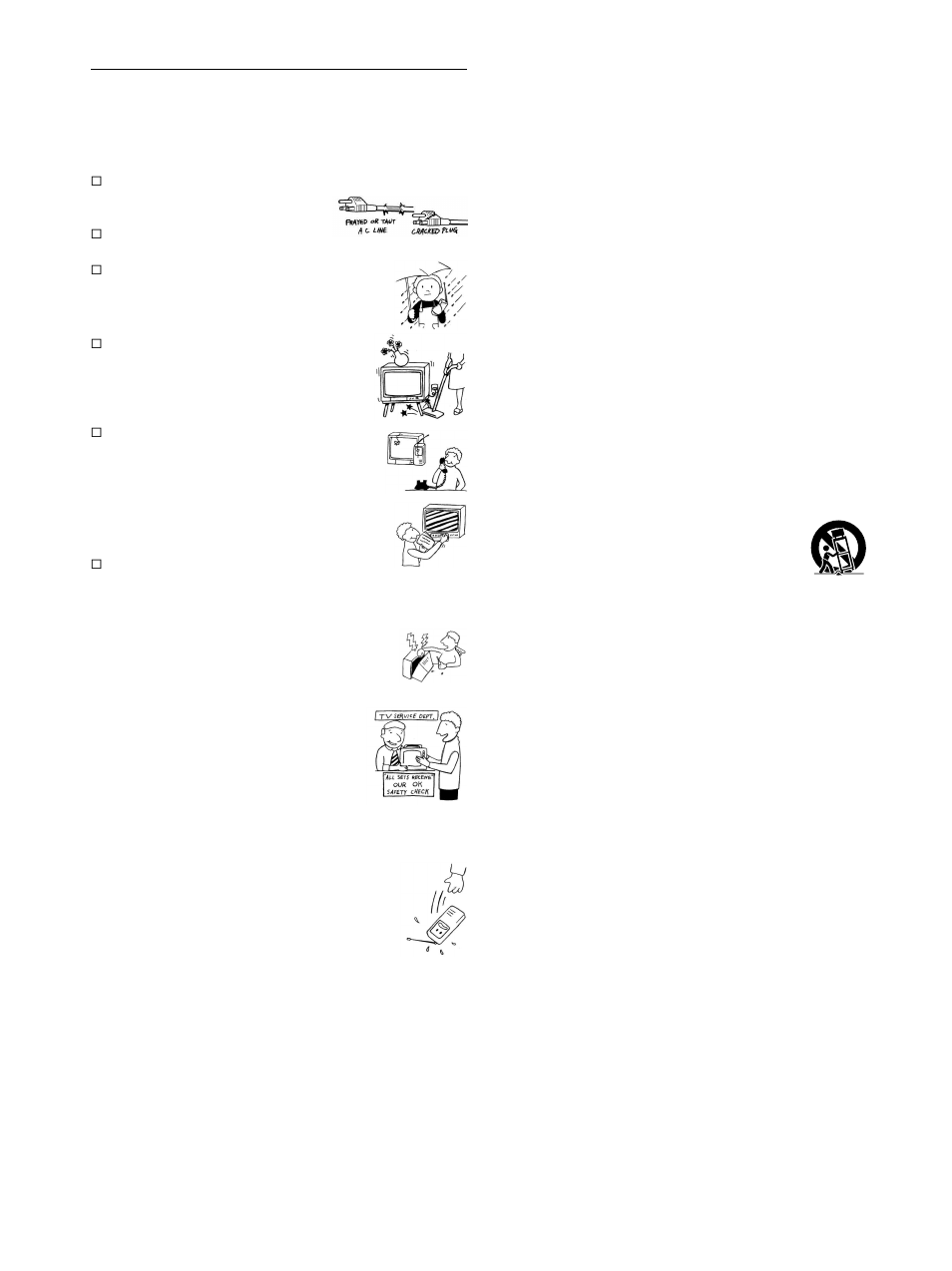 Service, Important safety instructions | Sony KE-42M1 User Manual | Page 8 / 84