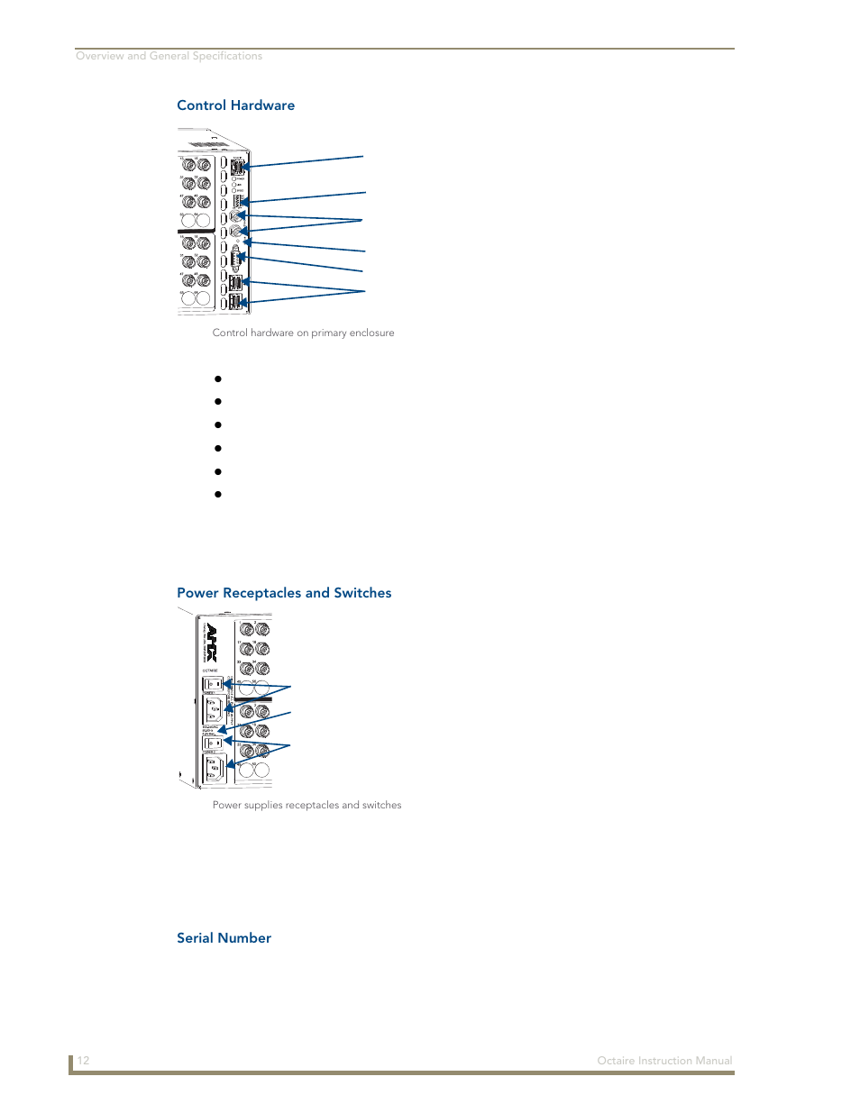 AMX Distribution Matrix Octaire User Manual | Page 16 / 105
