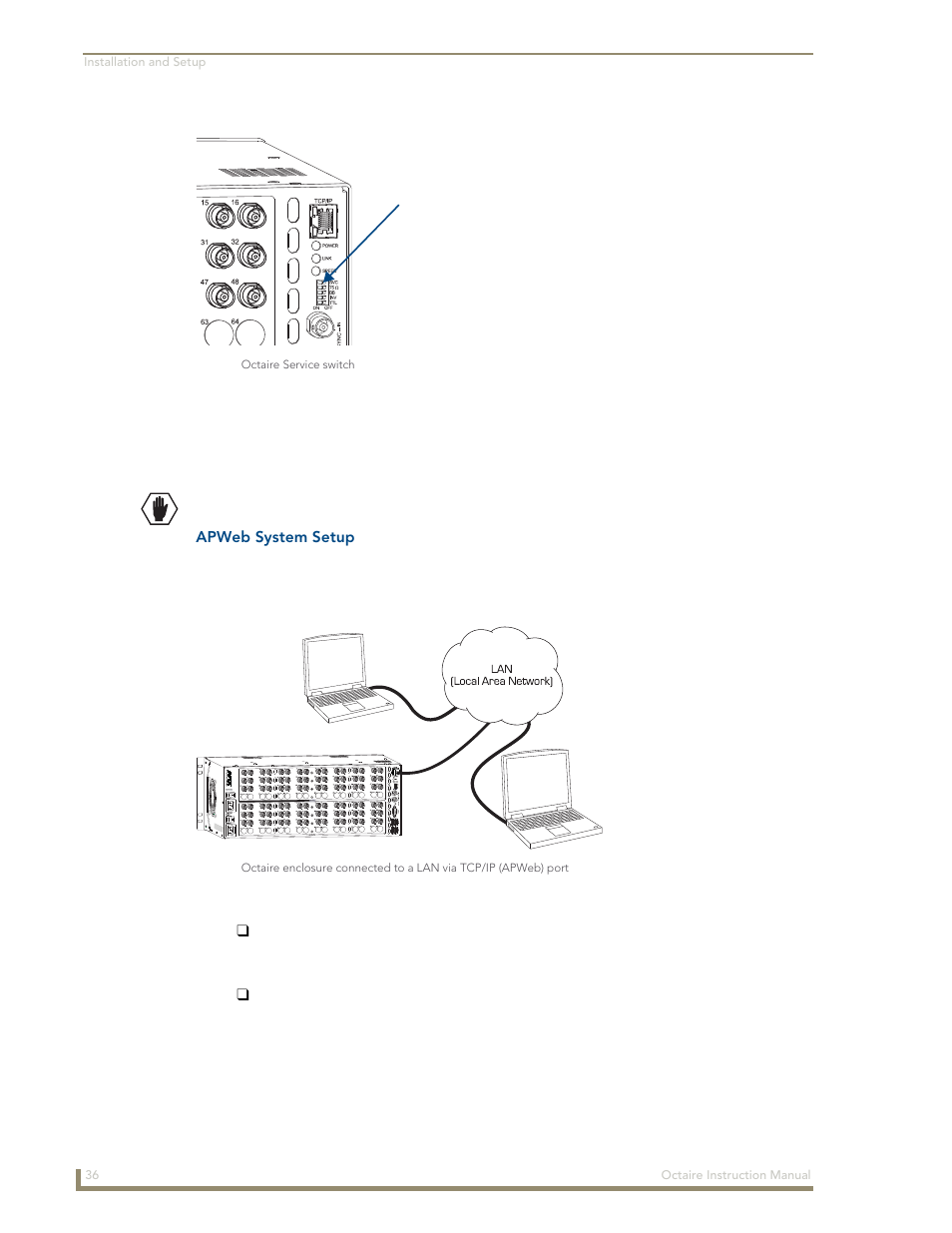 AMX Distribution Matrix Octaire User Manual | Page 40 / 105