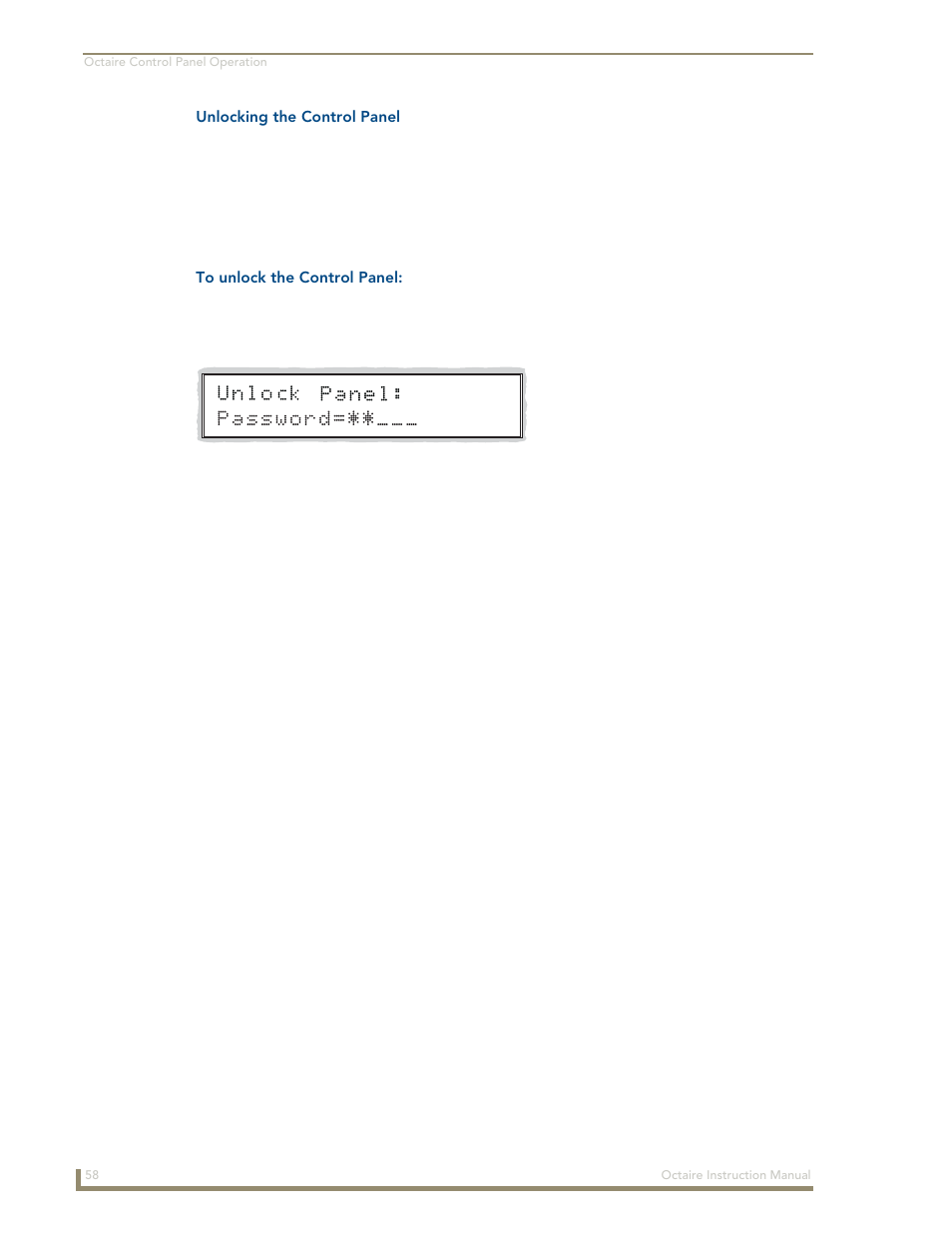 AMX Distribution Matrix Octaire User Manual | Page 62 / 105