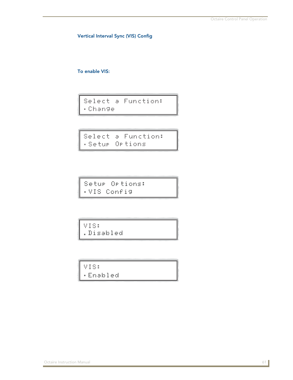 AMX Distribution Matrix Octaire User Manual | Page 65 / 105