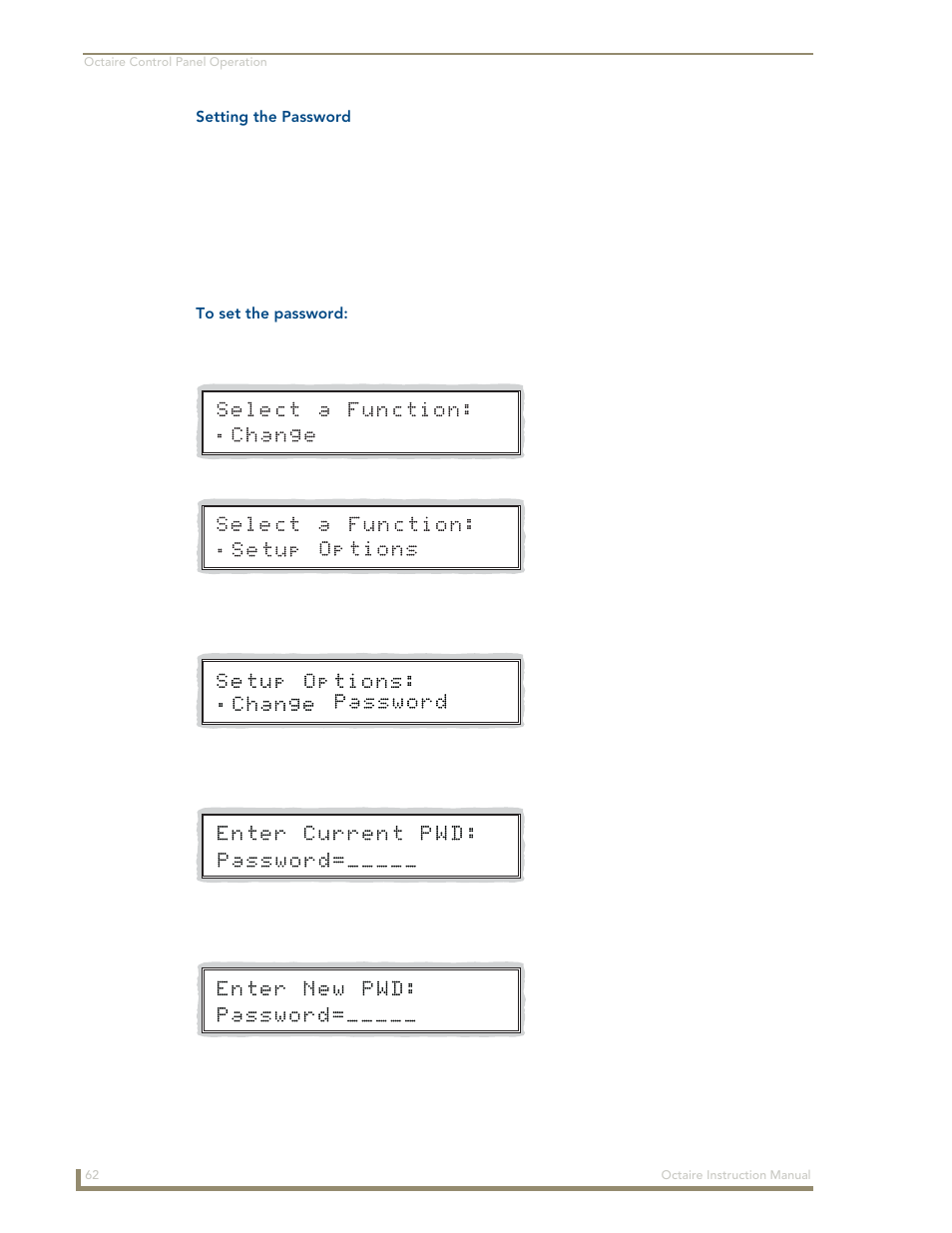 AMX Distribution Matrix Octaire User Manual | Page 66 / 105