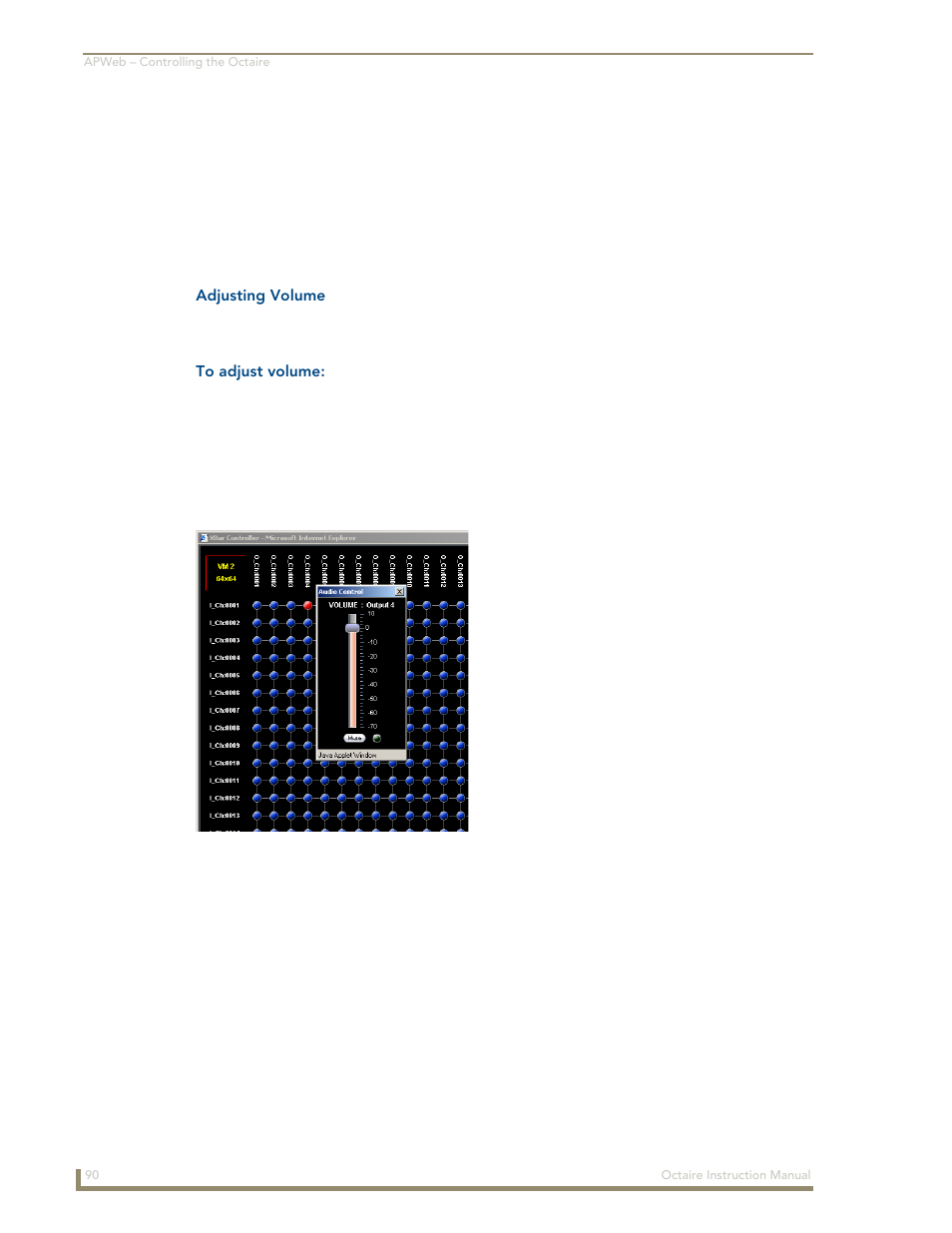 AMX Distribution Matrix Octaire User Manual | Page 94 / 105