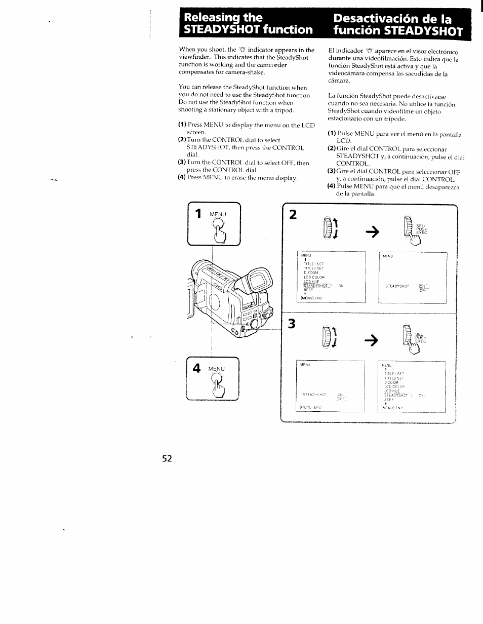 Sony CCD-TRV101 User Manual | Page 52 / 118