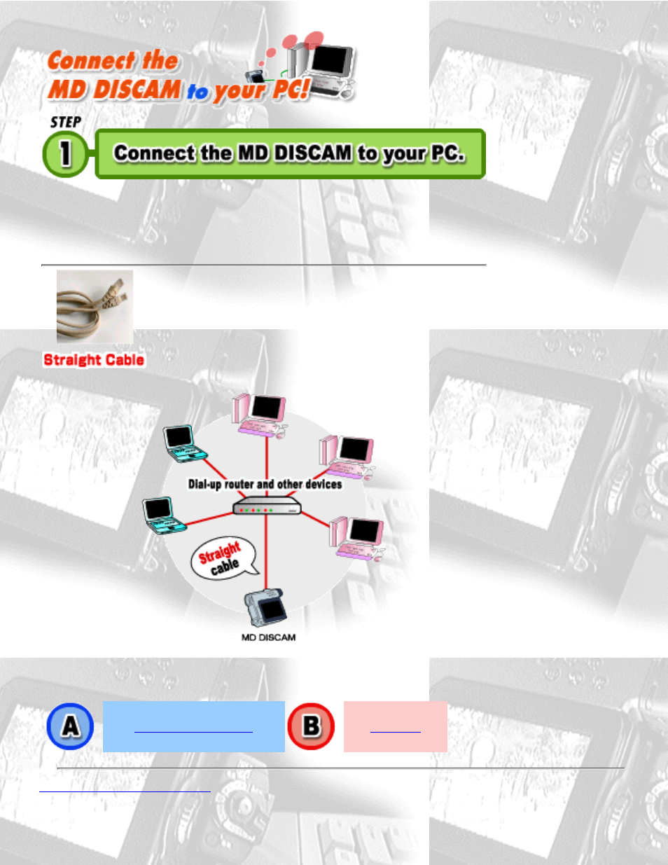 Connect the md discam to your pc | Sony DCM-M1 User Manual | Page 14 / 27