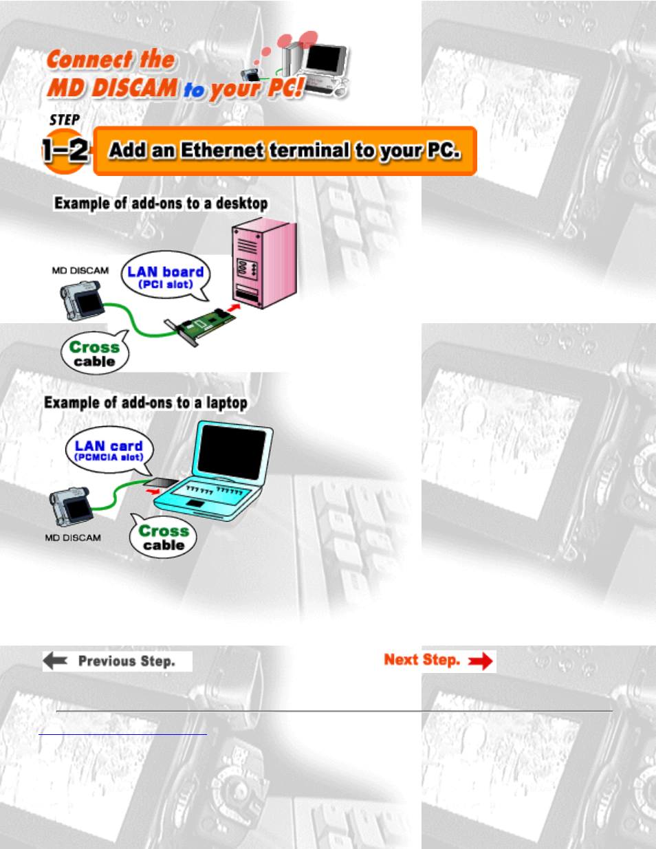 Add an ethernet terminal to your pc | Sony DCM-M1 User Manual | Page 3 / 27