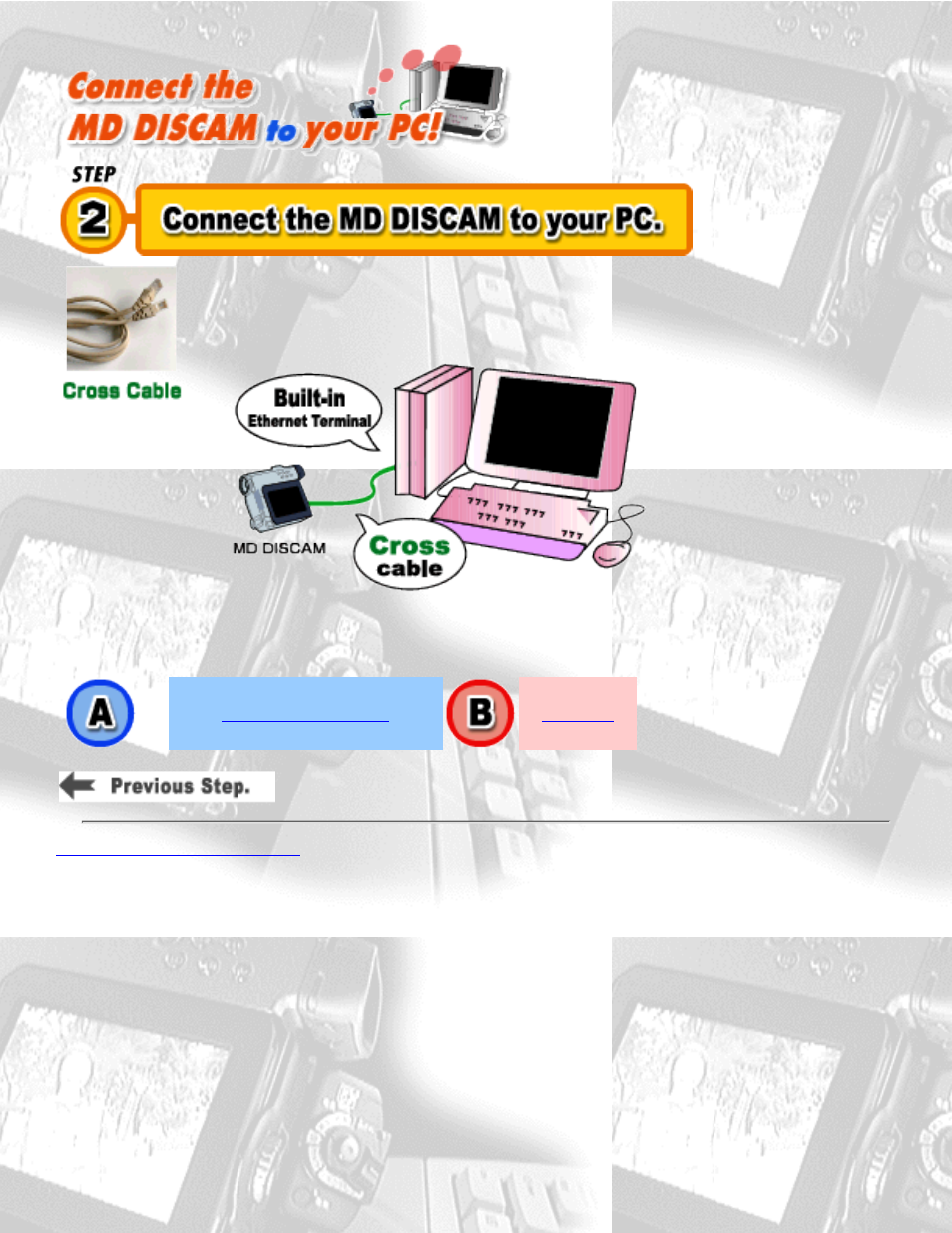 Connect the md discam to your pc | Sony DCM-M1 User Manual | Page 4 / 27