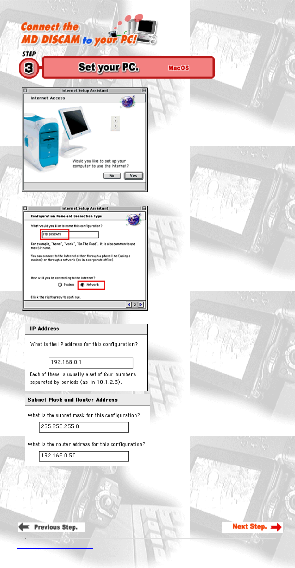 Set your pc | Sony DCM-M1 User Manual | Page 9 / 27