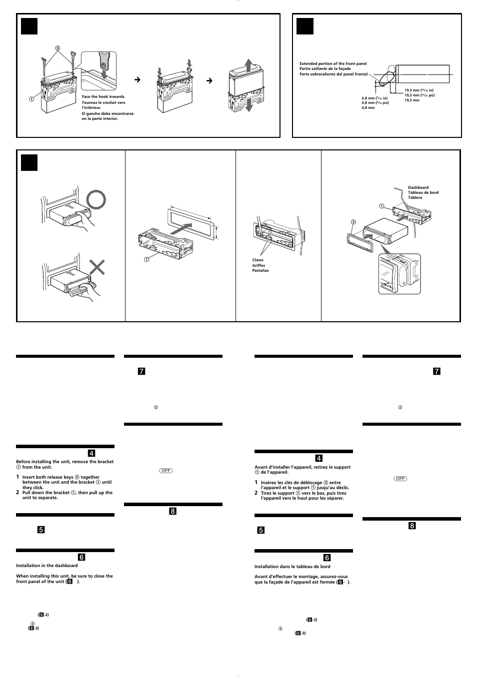 Sony CDX-M8800 User Manual | Page 3 / 4