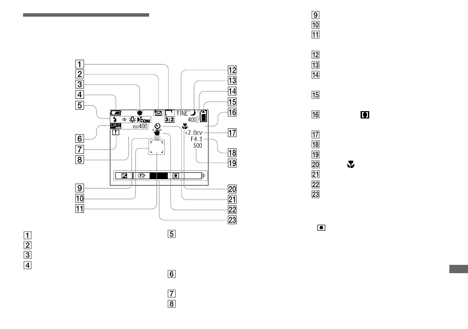 The lcd screen, 103 t | Sony DSC-P51 User Manual | Page 103 / 108