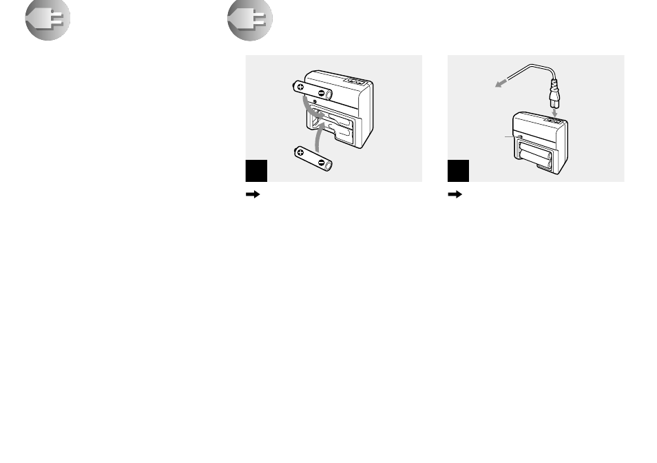 Getting started, Preparing batteries, Charging the batteries | Preparing batteries charging the batteries | Sony DSC-P51 User Manual | Page 14 / 108