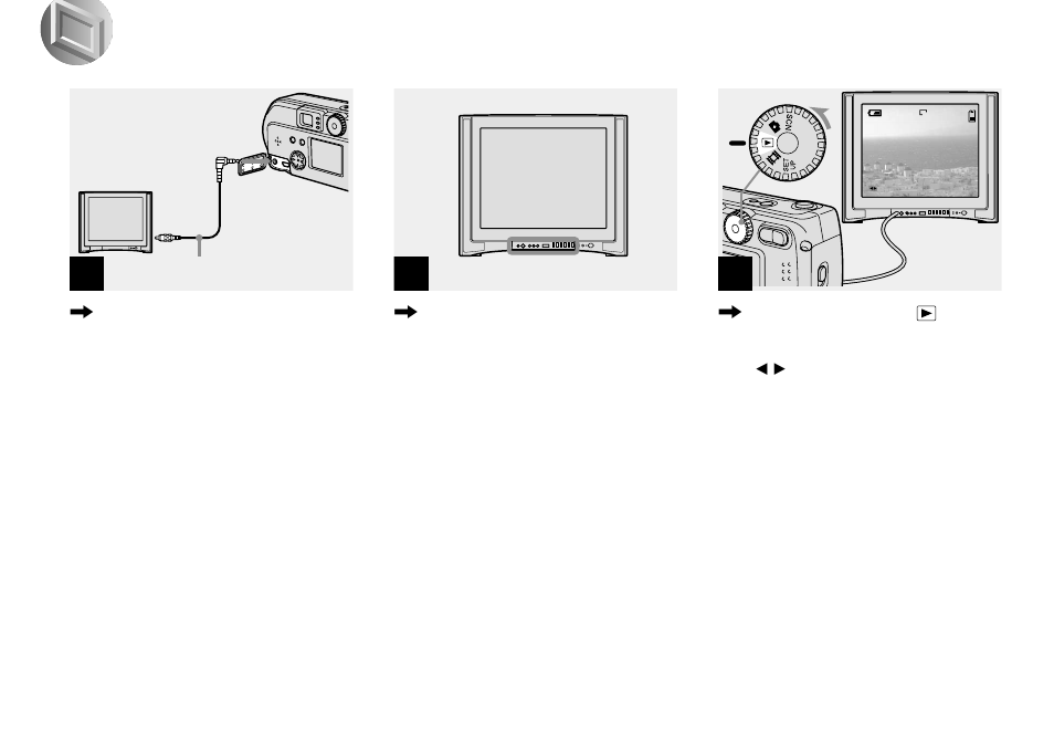 Viewing images on a tv screen | Sony DSC-P51 User Manual | Page 38 / 108