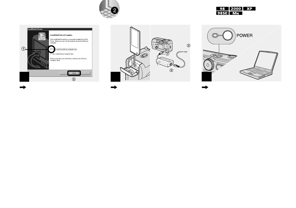 2 preparing your camera, 2preparing your camera | Sony DSC-P51 User Manual | Page 46 / 108
