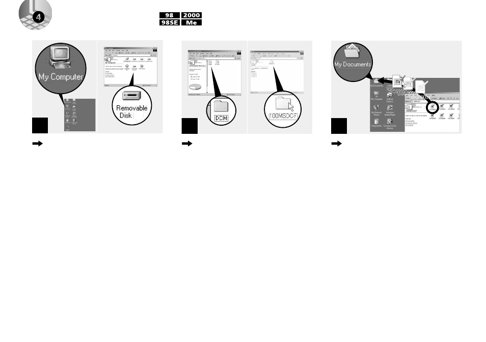 4 copying images, 4copying images | Sony DSC-P51 User Manual | Page 48 / 108