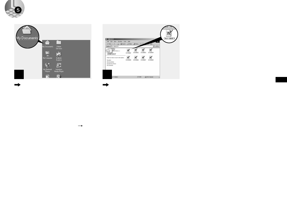 5 viewing the images on your computer, 5viewing the images on your computer | Sony DSC-P51 User Manual | Page 53 / 108