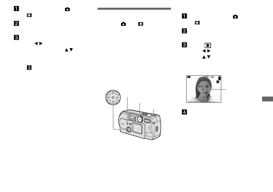 Spot light-metering | Sony DSC-P51 User Manual | Page 61 / 108